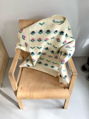Xmas 甜甜小花羊毛衣
